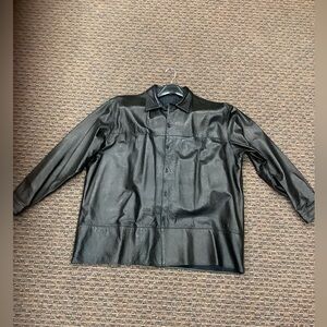 Men's Black ostrich Jacket and pants